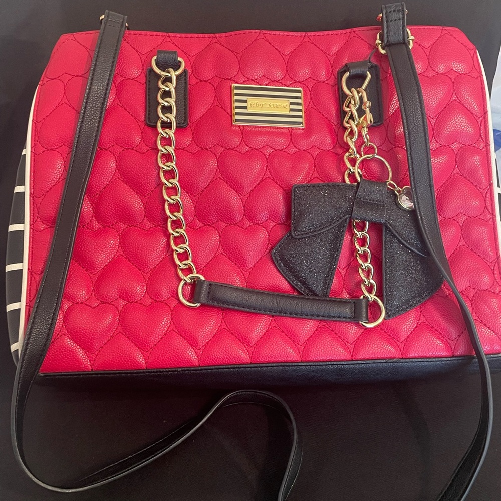 Large red purse